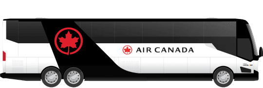 Autocar de la navette Air Canada centre-ville